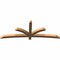Ekena Millwork Davenport Timber Gable Bracket, Western Red Cedar, 84"W x 31"H x 3 1/2"D x 3 1/2"F, 9/12 Pitch GBW084X31X0404DAV00SWR - alternate 5